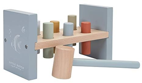 Little Dutch Holz Hammerbank blau (Ocean blau)