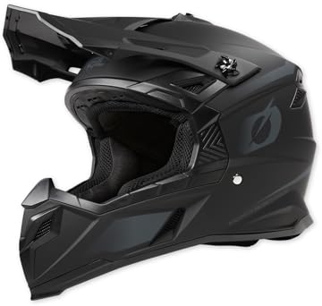 O'NEAL | Motocross-Helm | MX Enduro Motorrad | Starke ABS-Schale, Gepolstertes Innenfutter, Microlock-Sicherheitsverschluss | C-SRS Helmet | Erwachsene | Schwarz | Größe XXL