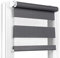 Fenster DEKOR - Rollos für Fenster Dunkelgrau - Klemmfix Rollo ohne Bohren 230 x 85 cm - Doppelrollo mit einer breiten Auswahl an Größen und Farben - Blickdichte Rollos, einfach zu montieren