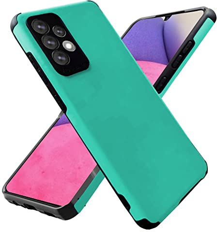 Folmecket Samsung galaxy A33 5G Shock Flexible TPU Phone Case 6.4 Sea blue | Samsung galaxy A33 5G Phone Case, Shock-Absorption Flexible TPU Rubber Protective Cell Phone Cover