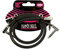 Ernie Ball, Cavo patch piatto con jack stereo a pipa, lunghezza 61 cm, Confezione da 2, Nero