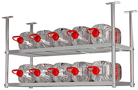 Deckenregal Hängend Küche Bar Decke Regal Decken-Trennwandregal für Aufhängen, Edelstahl 304, schwere Plattenregale, Topflappen, Küche, Esszimmer, Aufbewahrung, Dekoration, Regale