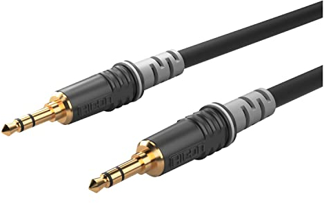 Sommer Cable Basic 10m 3,5mm Mini- Klinkenkabel TRS langes Patchkabel 2x Klinkenstecker Stereo 3-pol mit HICON Connectors - HBA-3S-1000