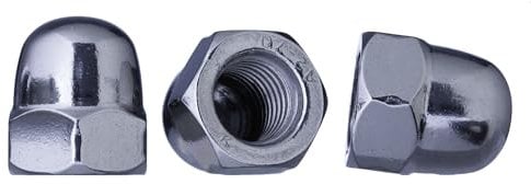 YoiYee 4-Pack M12 Dome Cap Nuts, 304 Stainless Steel Hardware