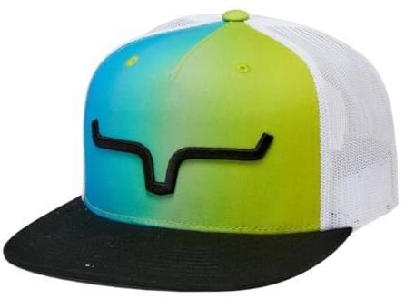 Kimes Ranch Verstellbare Snapback-Hut, Wildstyle, Wochenmütze, Blau/Grün, Einheitsgr��e