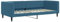 vidaXL Tagesbett, Gästebett 2-in-1, Sofabett Schlafsofa für Schlafzimmer Wohnzimmer, Bettsofa Sofa, Modernes Design, Blau 90x200cm Samt