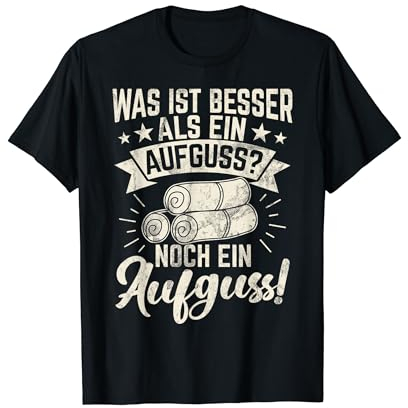 Saunagänger Bekleidung lustiges Dampfbad retro Sauna T-Shirt