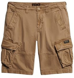 Superdry Herren Core Cargo Shorts mit lockerer Passform Rotbraun Kaki 38