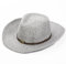 FakeFace Chapeau de Paille Adulte Unisexe Chapeau Cowboy Western Homme Femme Casquette de Soleil Pliable avec Large Bord Anti-UV pour Adulte en Plein Air