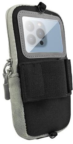 fanelod Custodia termica per telefono, custodia termica per telefono freddo, Custodia per cellulare, Custodia termica durevole antiurto elastica riscaldante USB regolabile per telefoni, power bank e