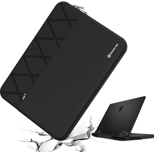 Smatree 15,6 Zoll Anti-Shock Laptop Sleeve Schutztasche maßgeschneidert für MSI Vector GP66/GP66 Leopard/Raider GE67 HX/Raider GE66/GE66 Raider/GE66 Dragonshield, 15,6 Zoll Gaming Laptop Tasche (E612)