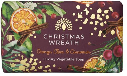 The English Soap Company Christmas Wreath Collection Seife, 190 g