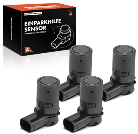 Frankberg 4x Parksensor Vorne Hinten 66200306567 | Kompatibel mit 6er Cabriolet E64, X5 E53, M.i.n.i Cabriolet R52, 5er E39, 5er Touring E39, 5er Touring E61, 6er E63, X3 E83