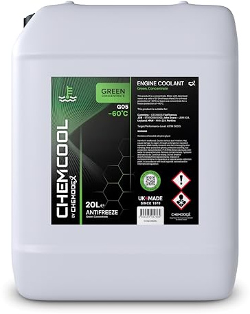 Chemodex ChemCool Concentrate -60°C Antifreeze Coolant In Green 20 Litres