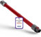 DEGG Tube Télescopique Compatible avec Aspiradora Dyson V7, V8, V10, V11 y V15, Tubo Telescópico 32MM, Tubo de Extensión, Tubo de Aspiradora, Accesorios para Aspiradora - Color: Rojo
