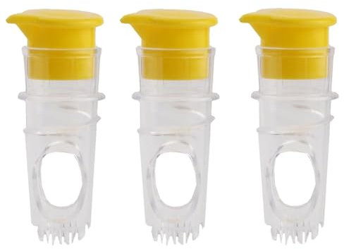 TOBEOME 3PCS Mini Manual Lemon Squeezer, Portable Lemon Juicer, Multifunctional Fruit Juicer for Your Kitchen