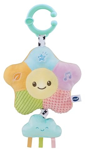 VTech Baby Soothing Sounds Star, English | Clip-on star with calming sounds, gentle lights and soft textures for soothing comfort on the go. From birth