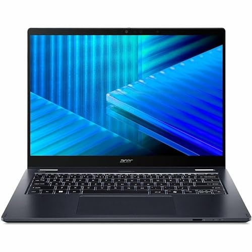 Acer TravelMate P4 Spin 14 TMP414RN-55 TMP414RN-55-52RS 14 Touchscreen Convertibile Notebook 2 in 1 - WUXGA - 60 Hz - Intel Core Ultra 5 225U - 16 GB - 512 GB SSD - Tastiera Inglese - Blu