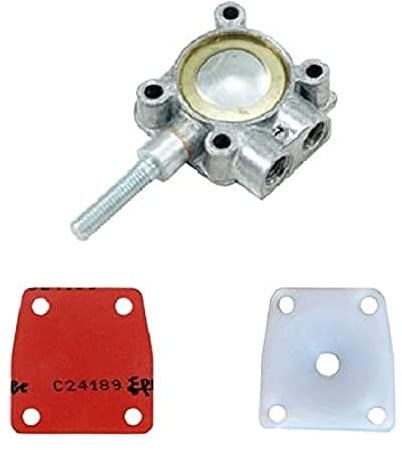 SOLEX 2200 : POMPE A ESSENCE + MEMBRANE ROUGE + SIEGE DE MEMBRANE PLASTIQUE adaptable VELOSOLEX CYCLOMOTEUR ANCIEN VINTAGE OLD SCHOOL VELO FILTRE MOTEUR MOBYLETTE CYCLO CARBURANT
