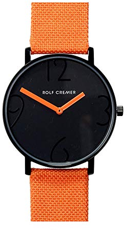 Rolf Cremer Flat44 504806 Unisex Armbanduhr Orange