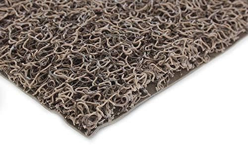 MadeInNature Eingangsmatte/Spaghetti Fußmatte für große Aufnahme und leicht zu reinigen/Fußmatte in vielen Farben und Größen/Türvorleger innen und außen (120x180cm, Marron/Beige)