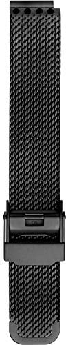 BERING Unisex Erwachsene Uhrenarmband - Max René Collection mit Edelstahl PT-15531-XXXX, Schwarz