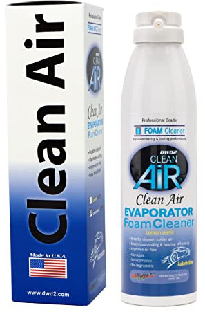 Limpiador de Bobina de evaporador de Aire Acondicionado DWD2 Clean Air Premium (Regular) Renueva tu Aire Acondicionado. (Single 8.oz)
