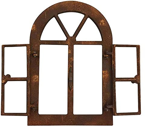 Stallfenster zum Öffnen Eisenfenster Rostig Nostalgie Fenster Rahmen Antik-Stil