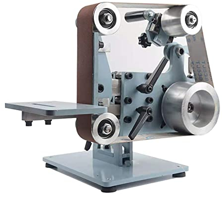 Toplionace 220V Vertikaler Horizontaler Mehrzweck Elektro Bandschleifer, 915x50mm Schleifband Schleif Poliermaschine mit 750W Motor