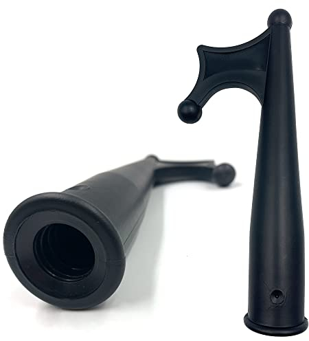 Window Pole Opener Hook, Durable Plastic Loft Hatch, and Ladder Pole Hook that Fits in Screw Thread Metal Rod, Skylight Opening Pole Hook for Blinds, Sash, or Velux Windows (Window Hook Only)