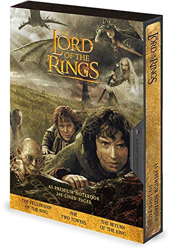 empireposter The Lord of The Rings - VHS - Premium Notizbuch im A5 Format - Größe 15x21 cm