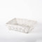 5 X Natural Wicker Hamper Basket Wicker Trays Gift Basket Retail Display Tray Christmas Hampers (White, Small)
