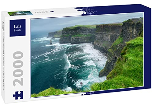 Lais Puzzle Spektakulärer Blick auf die berühmten Cliffs of Moher und den Wilden Atlantik, Grafschaft Clare, Irland 2000 Teile