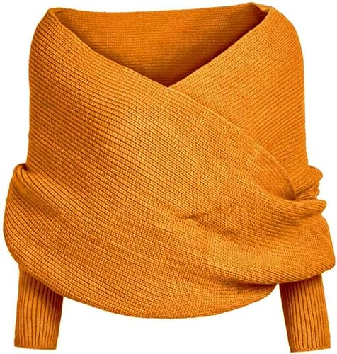 Winter Warme Gestrickte Schal Mit Ärmeln - Mode Strickschal Loop Für Damen Und Herren - Strickpullover Tops Wrap Shawl Cape Multifunktional