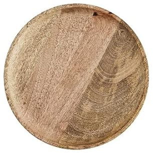Madam Stoltz Holzteller rund Ø 25 cm Mangoholz