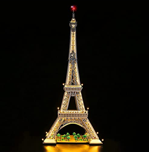 BrickBling Led Licht Set Kompatibel mit Lego The Eiffel Tower Building Set, Dekorationsbeleuchtungsset Compatible with Lego 10307 Eiffel Tower Architecture Kreative Spielzeug (Kein Modell)
