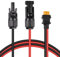 URAQT Solarladekabel Solarstecker auf XT60 Adapter, 12AWG Solarpanel Kabel Kit Solarstecker Wasserdicht Solarkabel Verlängerung XT60 Stecker für tragbares Kraftwerk und Solargenerator (60CM)