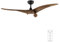 Cecotec Ventilador de Techo con Luz EnergySilence Aero 5295 DarkWood motor DC de 40W, 54 pulgadas, con luz LED de 15W, 3 tonalidades seleccionables, 3 aspas,temporizador programable