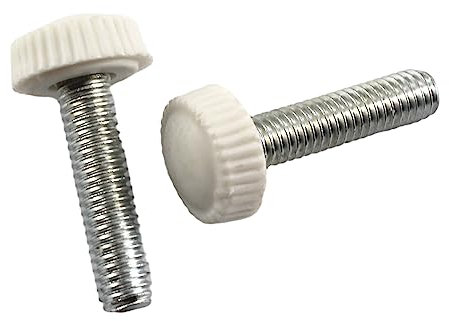Faspiroty Lot de 30 vis de serrage M6 x 16 en plastique avec filetage mâle, Visserie Boulonnerie