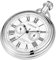 Dentily Vintage Kupfer Zug London Design Handaufzug Mechanische Taschenuhr Herren Uhren, silber, Vintage, PJX008-SILVER