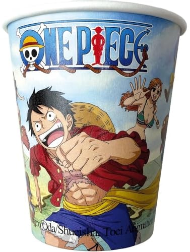Chaks Lot de 8 gobelets 250ML en Carton One Piece - Multicolore