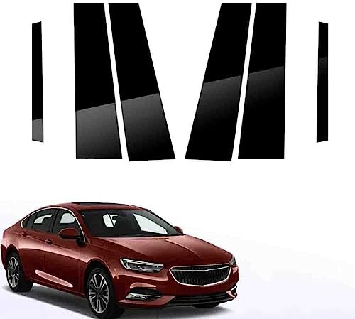 Autotür Fenster Säulenpfosten Zierleisten Aufkleber für H-Olden Commodore (ZB) 2018-2020, Aufkleber Externes Zubehör Glänzend Schwarz