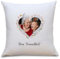 OWLBOOK® Kissen mit Foto Bedrucken Lassen | Personalisierte Geschenke für Frauen | Ostergeschenke für Erwachsene | Fotogeschenke | Muttertagsgeschenk | Mama Geschenk | Blume Herz | Fotokissen 40x40