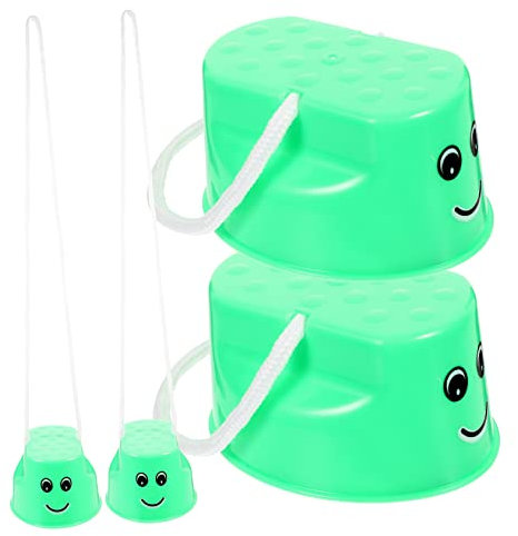 ifundom Educational Stilts for Boys and Girls 4pcs Toy Balance Training Plastic Equipment