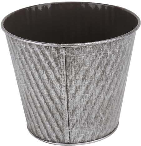 KONTONTY Seau À Fleurs Créatif Seau en Fer pour La Décoration Intérieure Charme Campagnard Français