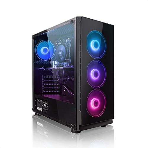 Megaport Gaming PC AMD Ryzen 7 5700X • GeForce RTX 4060Ti 16GB • 32GB DDR4 • 1000GB M.2 SSD • OHNE Betriebssystem • Luftkühlung • WLAN • Gamer PC Computer Gaming Rechner