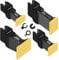 DAEMKOD 30 Pack Titanium Oscillating Tool Blades Metal Cutting, Professional Saw Blades for Metal Nails Hard Material and Wood Plastic, Multi Tool Blades Kits Fit Dewalt Bosch Milwaukee Ryobi, 3Types