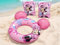 Aufblasbares Set für Meer - Schwimmring mit Ohren 74 x 76 cm + Armlehnen 23 x 15 cm - 3/6 Y(Kit kompatibel mit Minni)