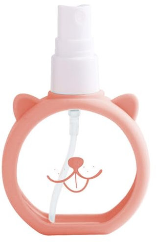 Botella de spray de viaje de 55 ml con pulverizador de dibujos animados, botella pequeña de maquillaje a prueba de fugas, botella de perfume para agua hidratante, spray para el cabello, perfume