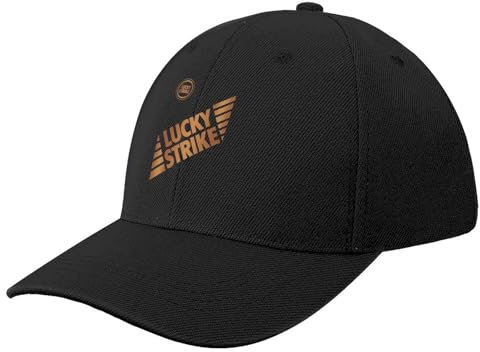 CIZIEOE Baseball Kappe Baseball Cap Lucky Strike Gold Baseball Cap Designer Mütze Strandhüte für Männer Frauen